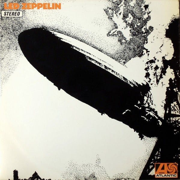 Led Zeppelin's debut album cover (https://www.discogs.com/release/5752555-Led-Zeppelin-Led-Zeppelin)